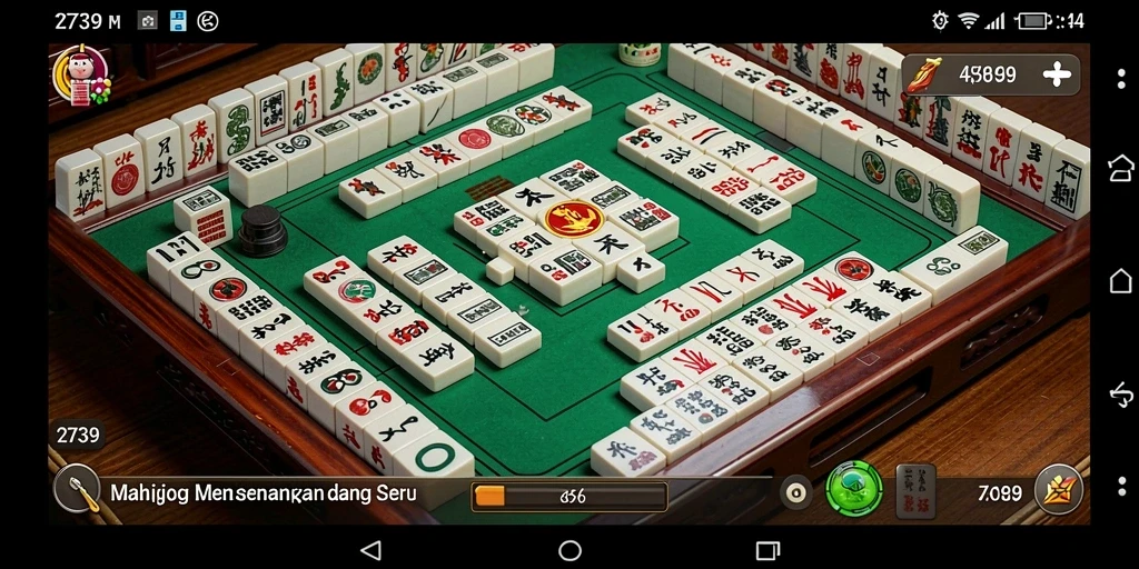 Tampilan gameplay Mahjong yang seru dan menantang di 2739.