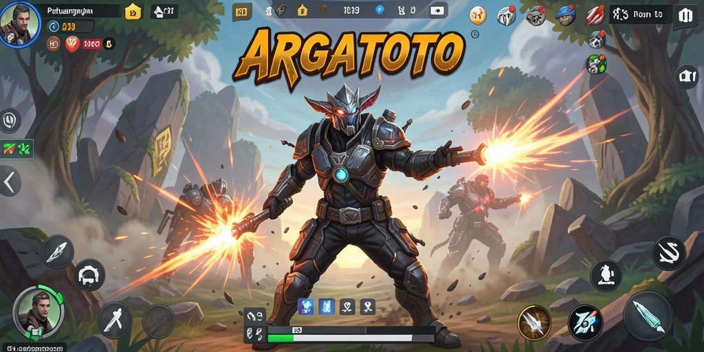 Tangkapan layar utama dari gameplay menegangkan di ARGATOTO.