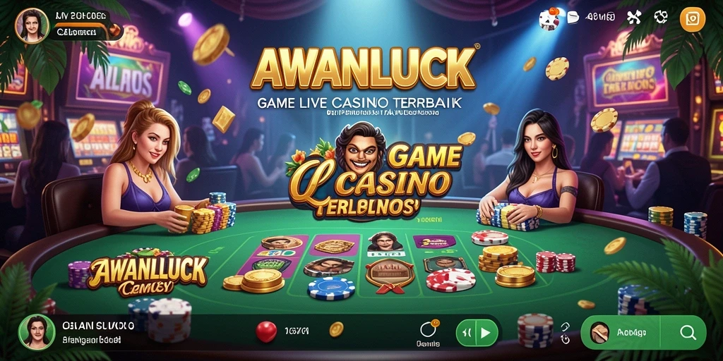 Tampilan gameplay seru di AWANLUCK Live Casino.