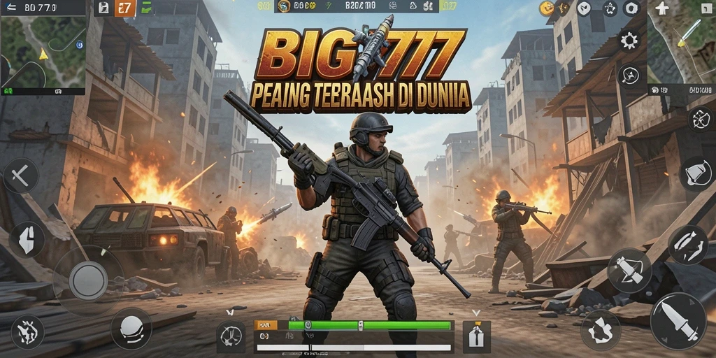 Tampak aksi seru dalam pertandingan Battle Royale BIG777.