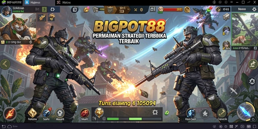 Tampilan gameplay menarik dari BIGPOT88 dengan grafis yang memukau.