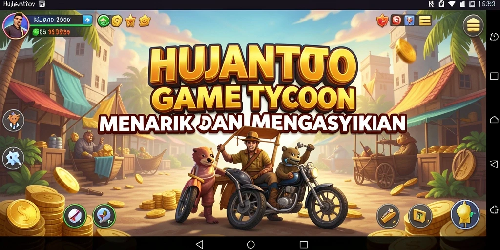 Screenshot HUJANTOTO menampilkan permainan Tycoon yang seru dan mendebarkan.