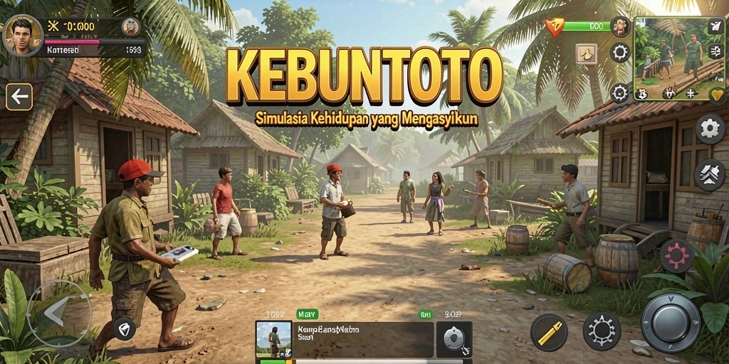Tampilan gameplay KEBUNTOTO yang menarik dan interaktif.