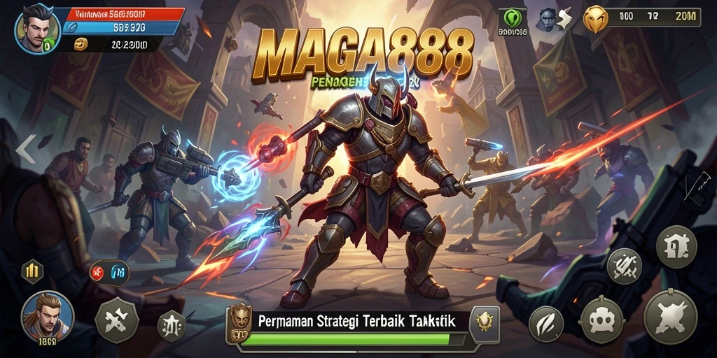 Tampilan gameplay MAGA888 yang menegangkan dan penuh strategi.