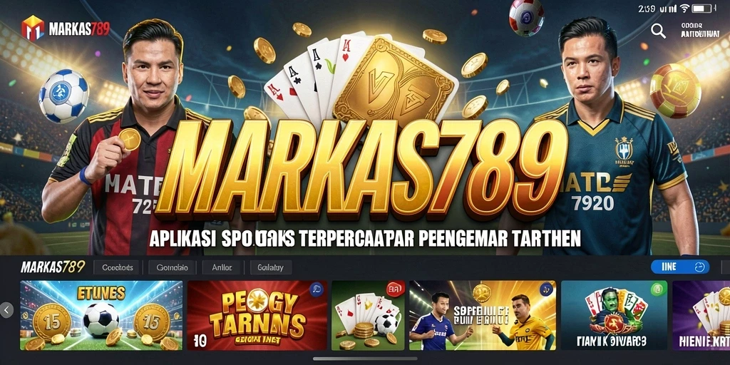 Tampilan utama <strong>MARKAS789</strong> yang menarik dengan berbagai pilihan taruhan.