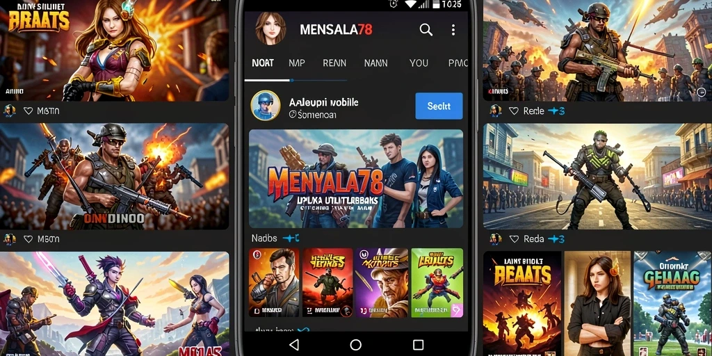 Tampilan antarmuka pengguna yang sederhana dan intuitif di MENYALA78.