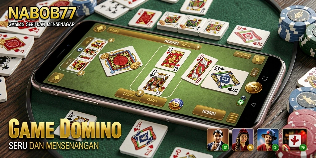 Tampilan gameplay NABOB77 yang seru dan menantang dalam permainan Domino.