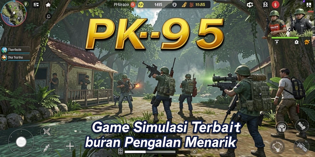 Screenshot PK95 menampilkan gameplay simulasi yang menakjubkan dengan grafis yang detail.