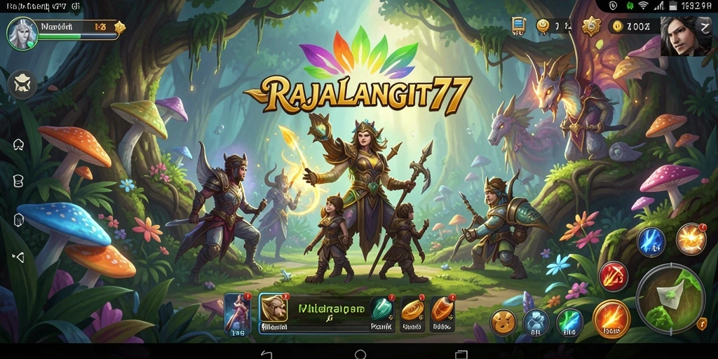 Screenshot utama RAJALANGIT77 menampilkan momen seru dalam petualangan.