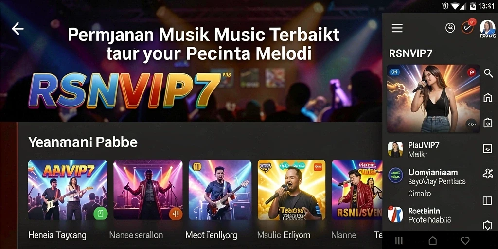 Screenshot RSNVIP7 menampilkan gameplay seru dengan fitur musik interaktif.