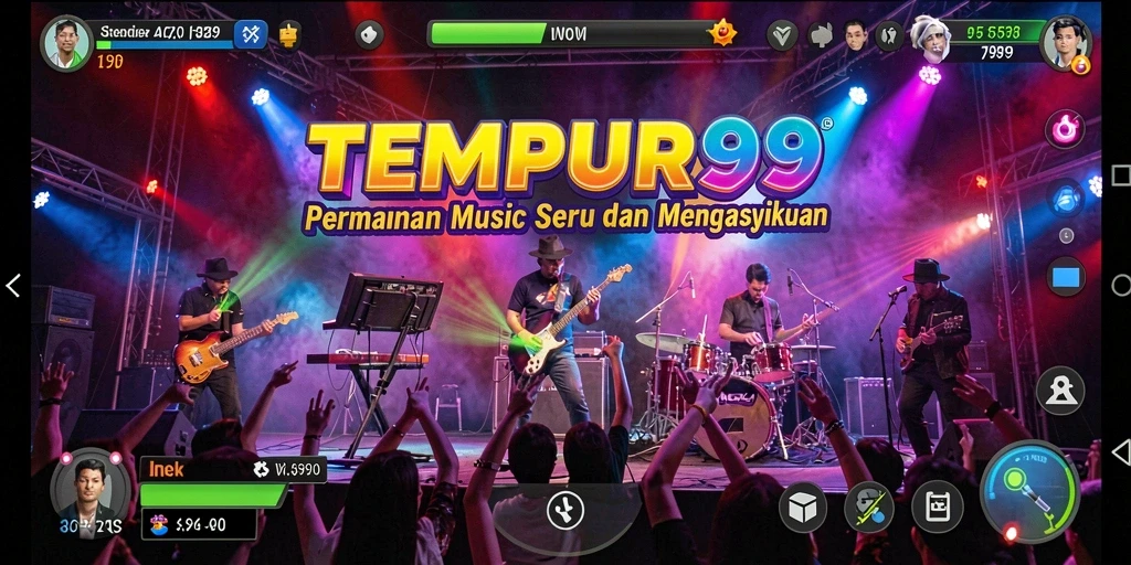 Tampilan gameplay <strong>TEMPUR99</strong> yang seru dan penuh warna.